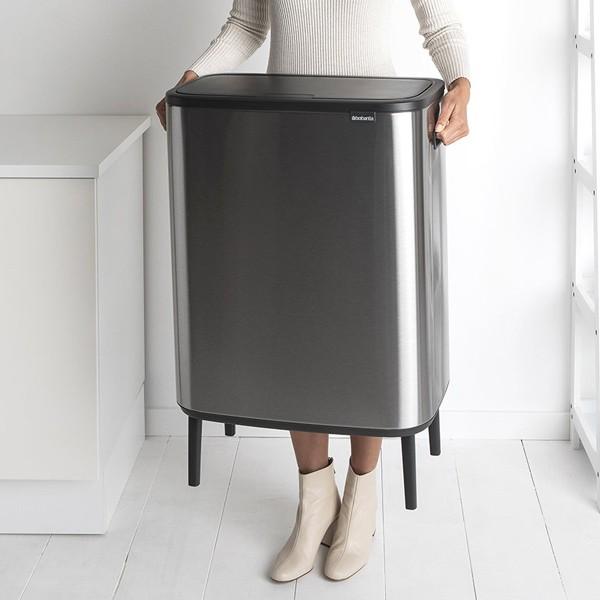 brabantia ブラバンシア ゴミ箱 BO タッチビン HI 60L FPPマット ふた付き （ ごみ箱 キッチン ダストボックス ）｜colorfulbox｜04