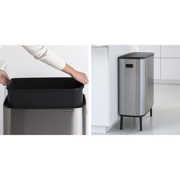 brabantia ブラバンシア ゴミ箱 BO タッチビン HI 60L FPPマット ふた付き （ ごみ箱 キッチン ダストボックス ）｜colorfulbox｜07