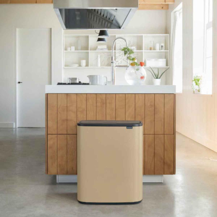 brabantia ブラバンシア ゴミ箱 BO タッチビン 60L ふた付き ミネラルコンクリートグレー （ ごみ箱 キッチン ダストボックス ）｜colorfulbox｜12