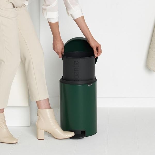 brabantia ブラバンシア ゴミ箱 ペダルビン NEWICON 5L （ ごみ箱 ペダル 5リットル 円形 丸 蓋つき スチール コンパクト 小さい ふた付き 静か 足踏み ）｜colorfulbox｜22