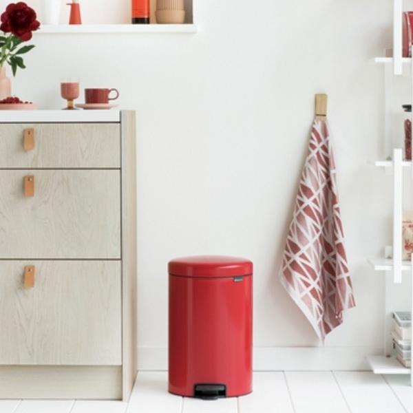 brabantia ブラバンシア ゴミ箱 ペダルビン NEWICON 5L （ ごみ箱 ペダル 5リットル 円形 丸 蓋つき スチール コンパクト 小さい ふた付き 静か 足踏み ）｜colorfulbox｜16