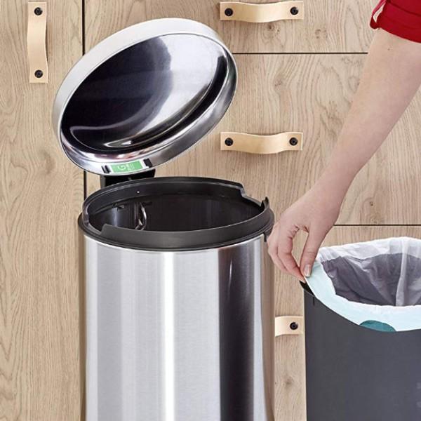 brabantia ブラバンシア ゴミ箱 ペダルビン NEWICON 30L FPPマット ステンレス （ ごみ箱 キッチン ダストボックス ）｜colorfulbox｜03