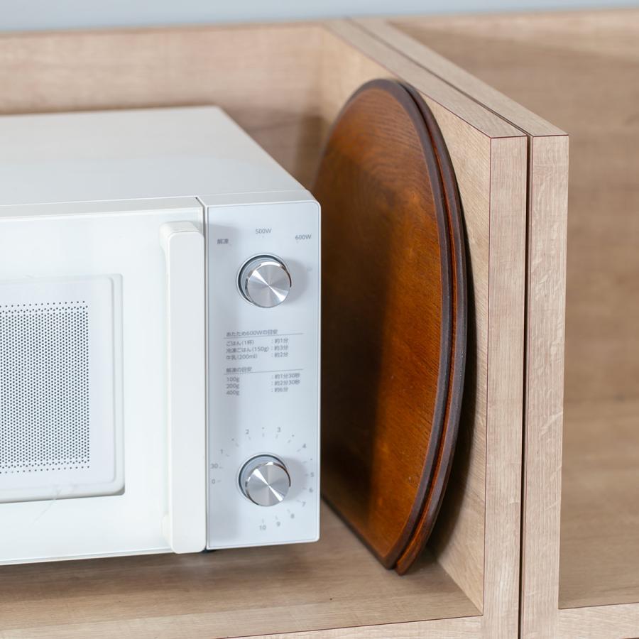 半月膳 36×32cm 漆塗り 天然木 ランチョンマット 2枚セット （ お盆