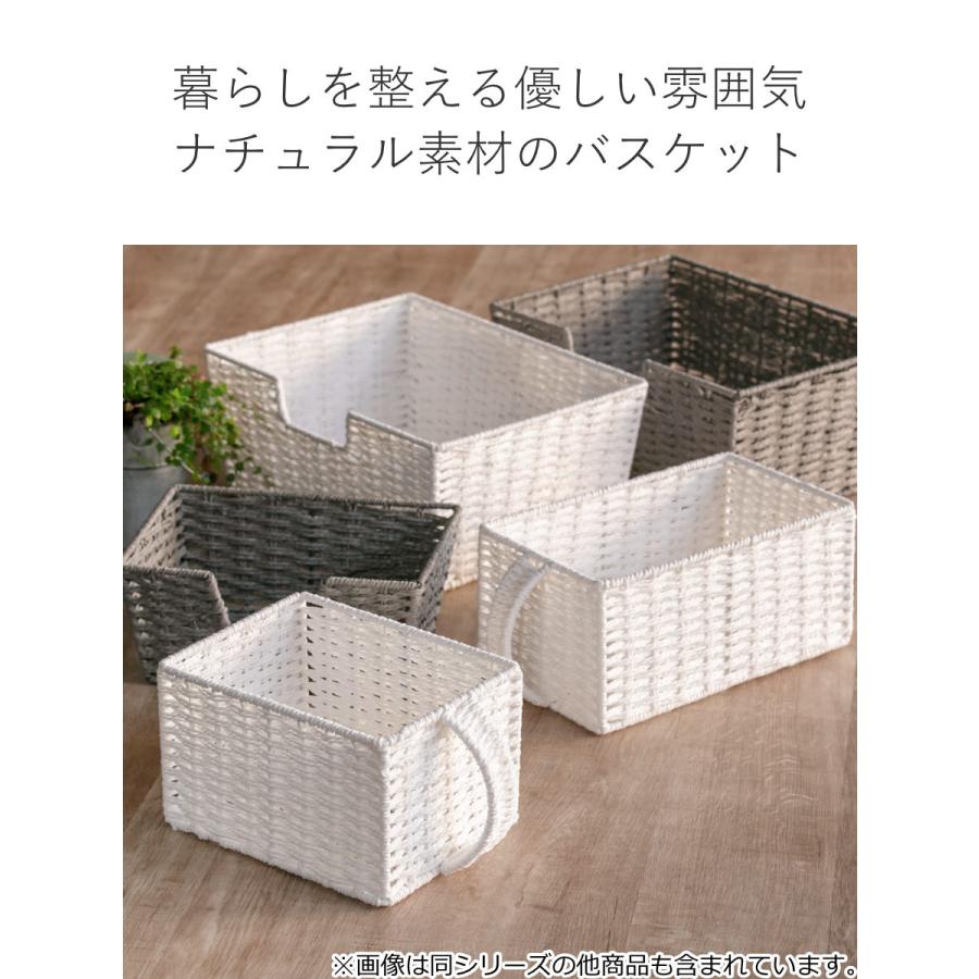 ちどり産業 収納ボックス 幅34×奥行24×高さ15cm Lサイズ バスケット