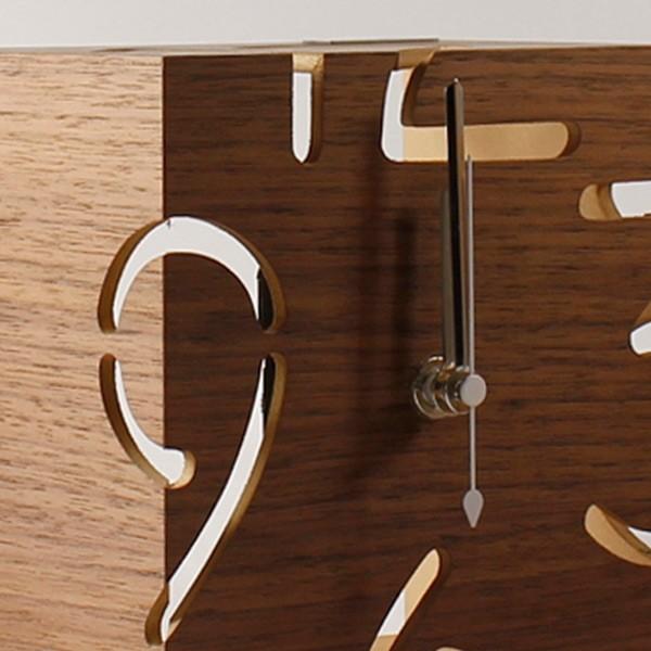 激レア品？ ヤマト工芸 PUZZLE STAND ウォールナット 製 置き 時計 楽天市場】ヤマト工芸 置き時計 @PUZZLE STAND TYPE M ウォールナット