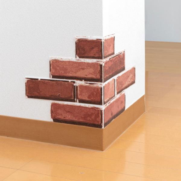 壁紙 レンガ調 貼ってはがせる 吸着 Decoシート 8枚入り 壁紙シール はがせる ウォールステッカー リメイクシート シール壁紙 35 お弁当グッズのカラフルボックス 通販 Yahoo ショッピング