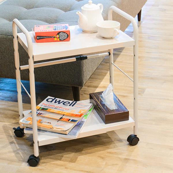 Fits WORK ラック 2段 幅37〜54×奥行29×高さ58cm デスク下 収納 ワゴン