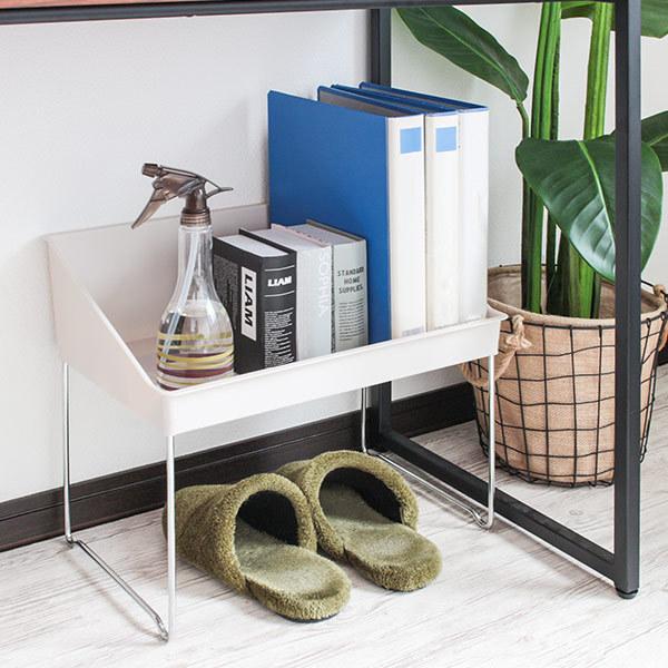 Fits WORK ラック 幅45×奥行29×高さ37cm 足元すっきりラック デスク下