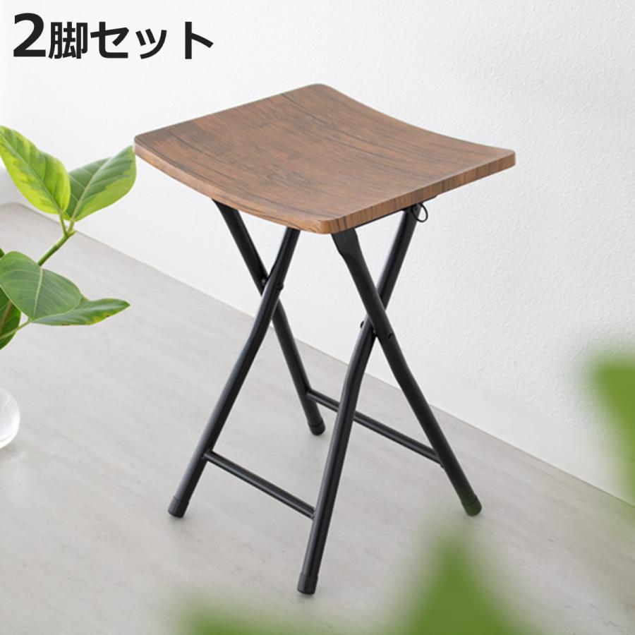 折りたたみ座椅子2脚 折りたためる座椅子 和室 座敷椅子 2脚組 折りたたみ ラクラク座