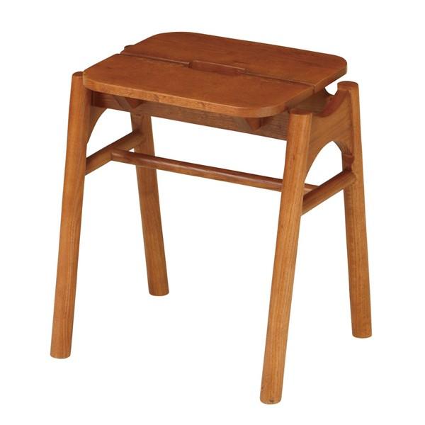 □在庫限り・入荷なし□ スツール 木製 高さ44cm 2脚セット アクス