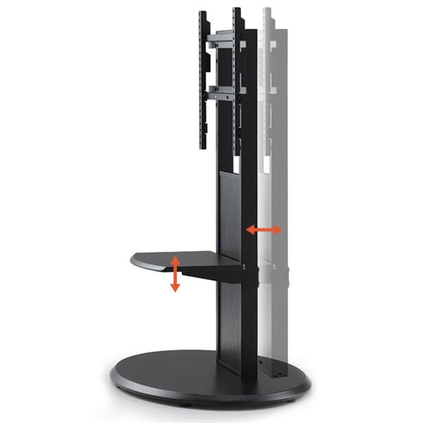 朝日木材加工 テレビスタンド 壁寄せ テレビ台 65V型・BDデッキ