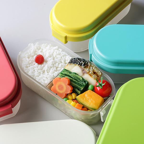 三好製作所 お弁当箱 1段 600ml 抗菌 保冷剤一体型 ジェルクール GEL