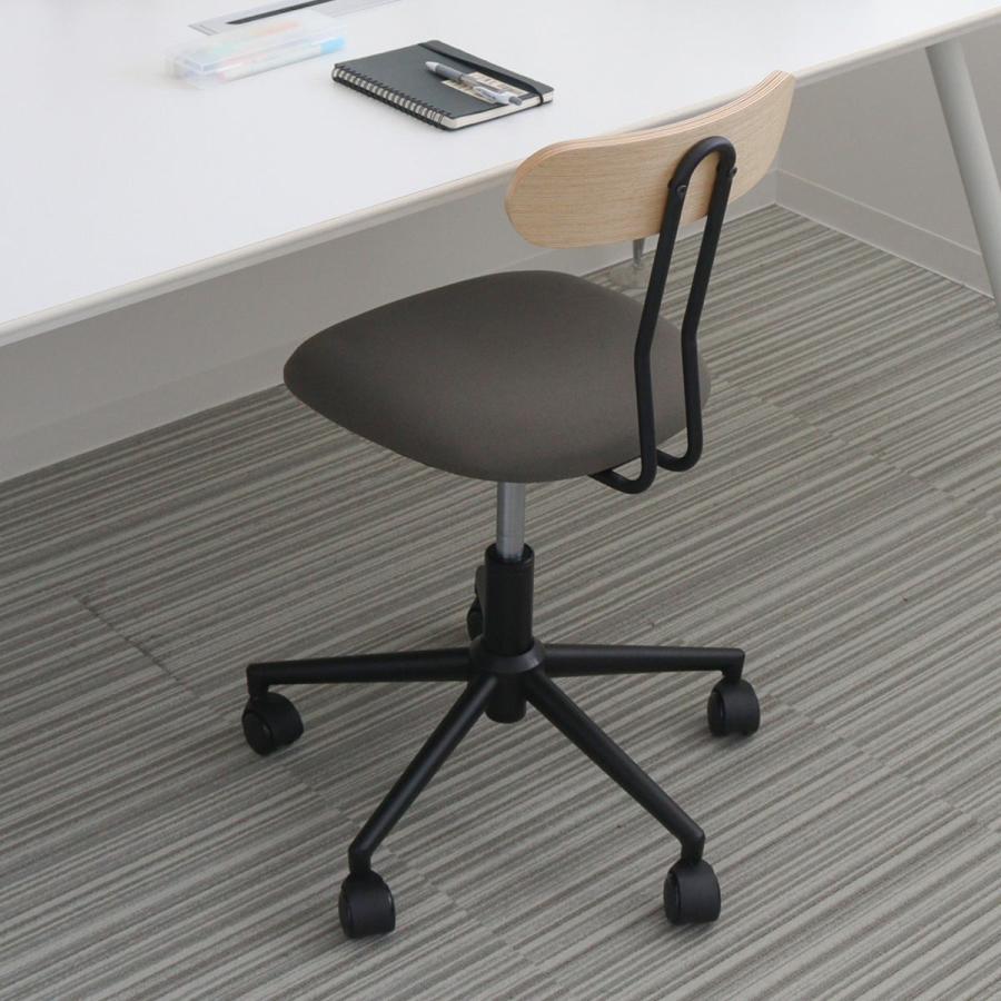 弘益 ワークチェア 昇降式 座面高約41cm〜51cm オフィスチェア