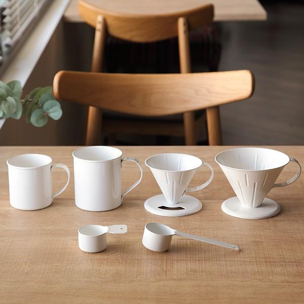 コーヒードリッパー L ブラン blanc ステンレス製 ホーロー 日本