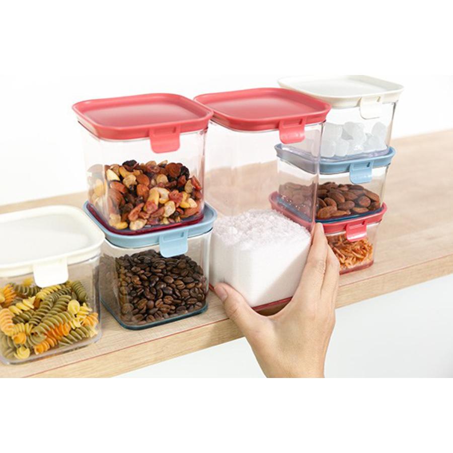 保存容器 プラスチック製 1.4L Lサイズ スタッキングできる