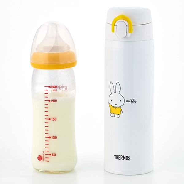 調乳用 水筒 500ml サーモス thermos ステンレス ミッフィー （ 粉ミルク 調乳 赤ちゃん お湯 持ち運び 調乳ボトル ）｜colorfulbox｜02