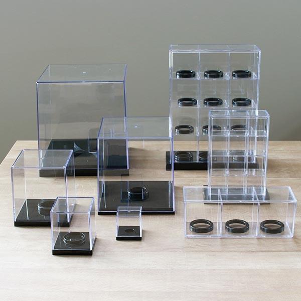 コレクションケース ベースボール 12マス 野球ボール 卓上 クリア