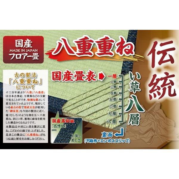 オーダーメイド 畳 国産 ユニット畳 い草 8層 縦316〜340×横196〜220cm （ サイズオーダー オーダー畳 畳マット オーダー い草ラグ い草カーペット ）