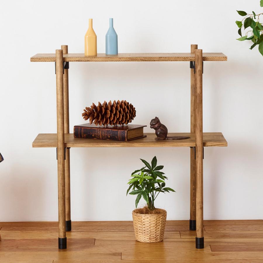 LABRICO 棚受け ラブリコ 丸棒 直径 30mm 対応 棚受 マットブラック 黒