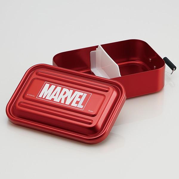 お弁当箱 1段 アルミ アルミ製 ふわっとランチボックス MARVEL 600ml