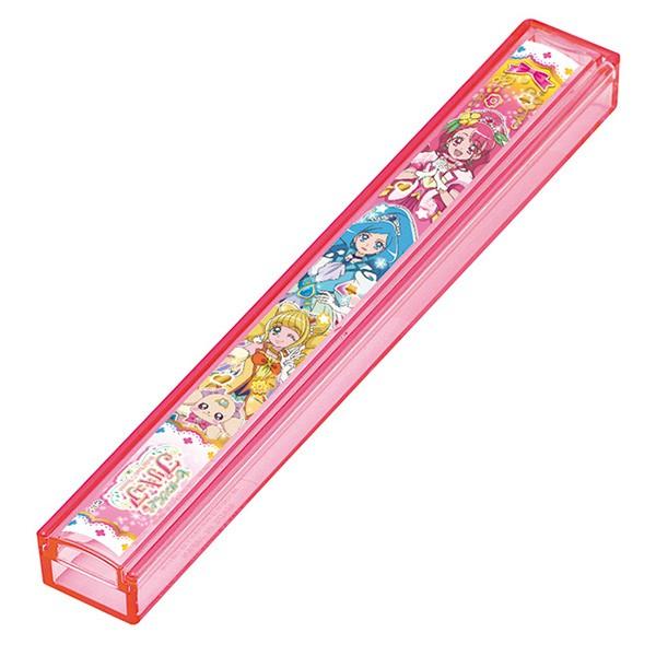 箸箱 ヒーリングっどプリキュア 透明箸箱 カトラリーケース 子供 （ プリキュア カトラリー 幼稚園 保育園 キャラクター ）｜colorfulbox