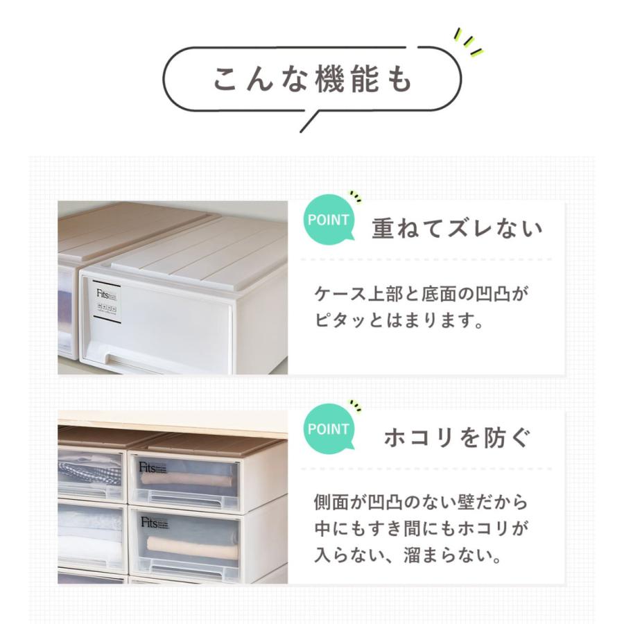 Fits 収納ケース フィッツケース クローゼット M-30 4個セット