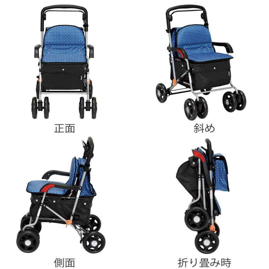 幸和製作所 シルバーカー 軽量 おしゃれ 座れる カウート1 （ カート