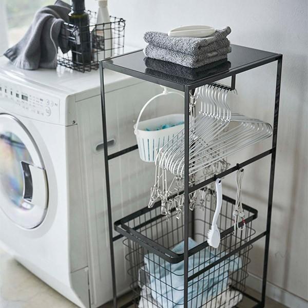 tower 山崎実業 天板付きランドリーワゴン タワー （ 4903208049344