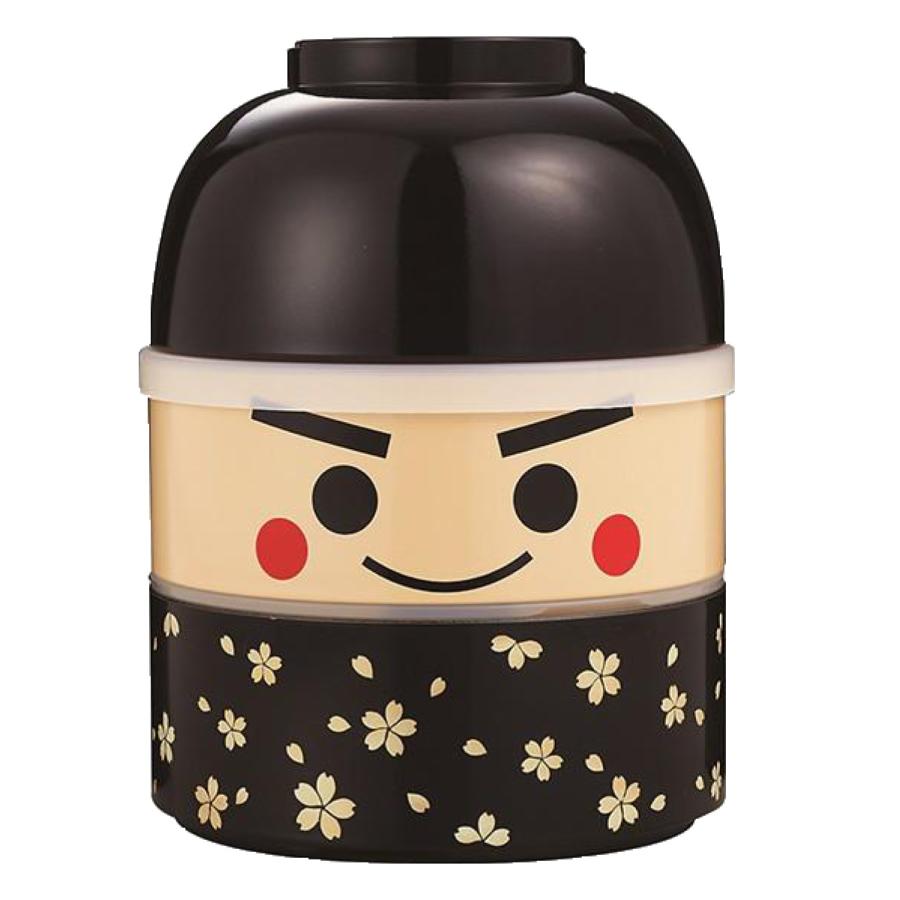 お弁当箱 2段 お椀付き こけし弁当 850ml ランチボックス イチロー