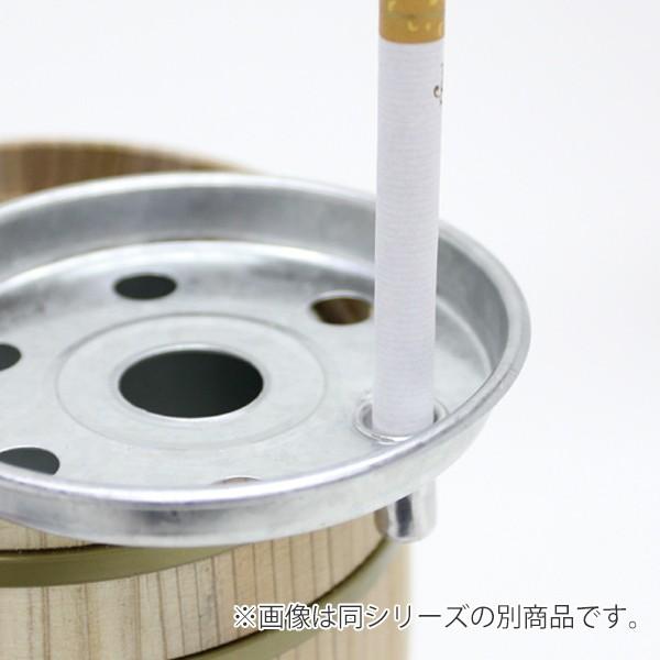 ☆値下げ、訳あり☆ オシャレ！スタンド 灰皿　丸型　ホワイト スタンド灰皿 円柱／シルバー｜山王スペース＆レンタル