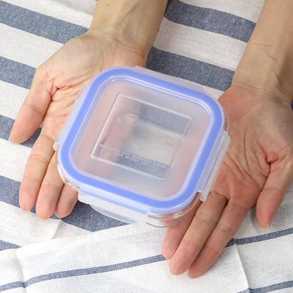 保存容器 ガラス製 300ml 角型 オーブン・冷凍・食洗器対応 パチッと