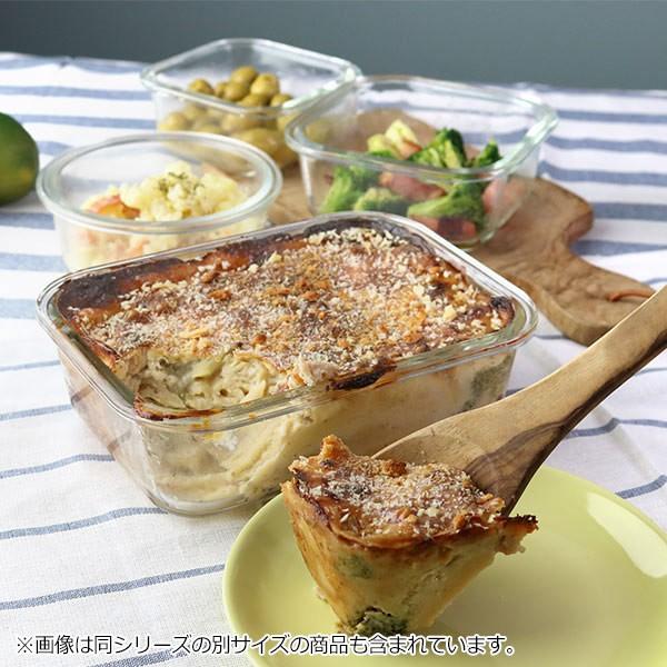 保存容器 ガラス製 1050ml 長方形 オーブン・冷凍・食洗器対応 パチッ