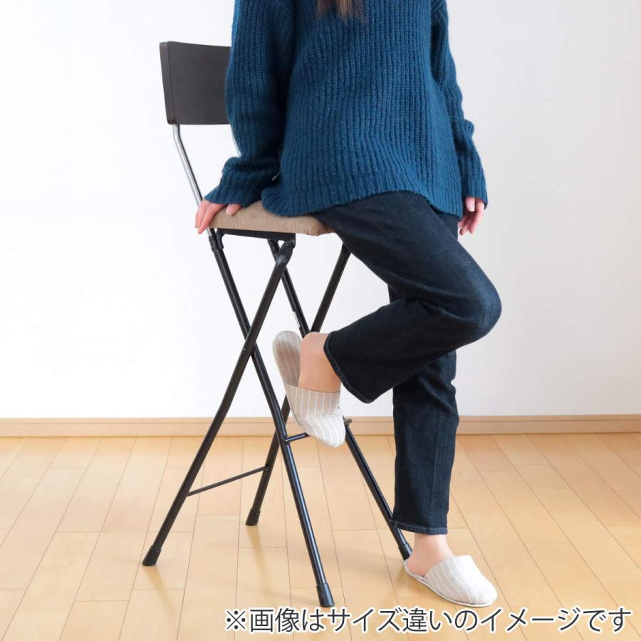 ルネセイコウ 折りたたみ椅子 同色2脚セット 座面高65cm ルネセイコウ 折りたたみ椅子 同色2脚セット 座面高65cm