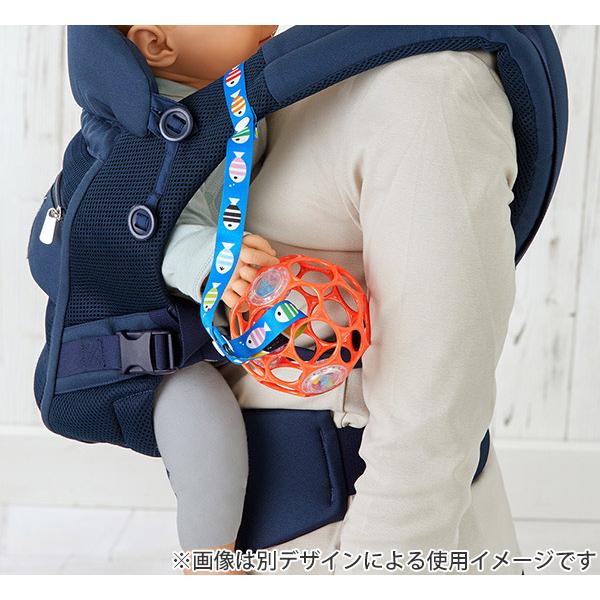 ストラップ おもちゃ ドット＆スター 2本入 ベビーカー マルチクリップ