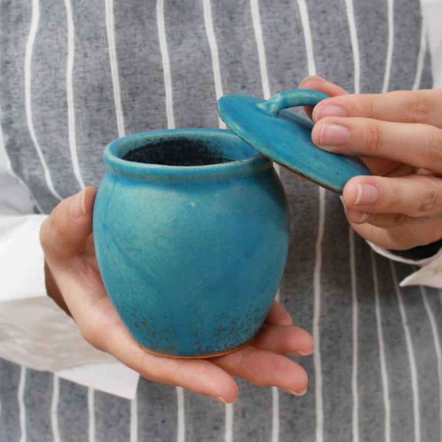 保存瓶 240ml Mサイズ 常備菜入れ Jyobi 漬物容器 ターコイズブルー