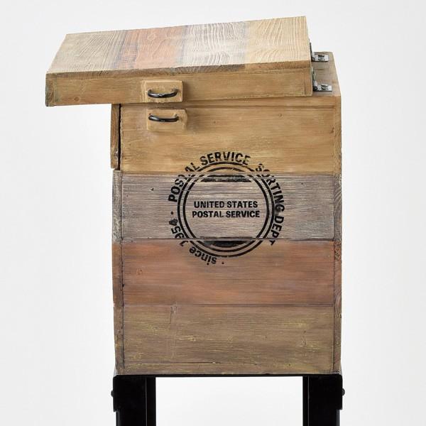 郵便ポスト スタンドポスト Vintage Box （ 郵便受け ポスト 新聞受け