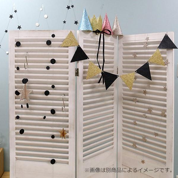 ガーランド フラッグ 旗 三角 キラキラ 飾り 壁 （ オーナメント