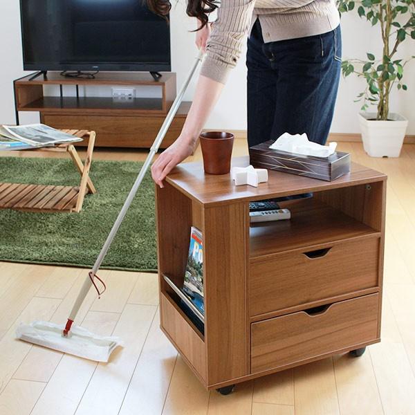 【無印良品】木製ワゴン・サイドテーブル 廃盤品　引き出し付き 無印良品】木製ワゴン・サイドテーブル 廃盤品 引き出し付き 無印良品