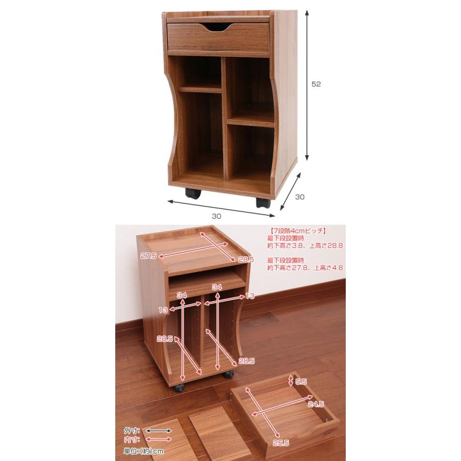 ダークウッド サイドテーブル 引き出し付き 329506.jpg