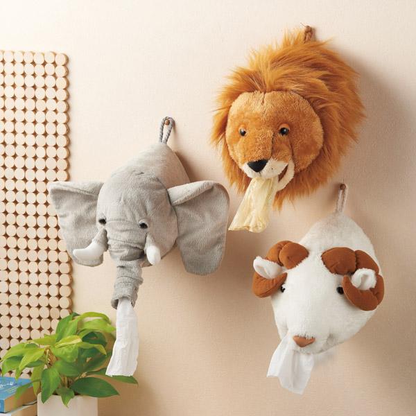 ティッシュケース トイレットペーパー ヤギ ぬいぐるみ 吊り下げ