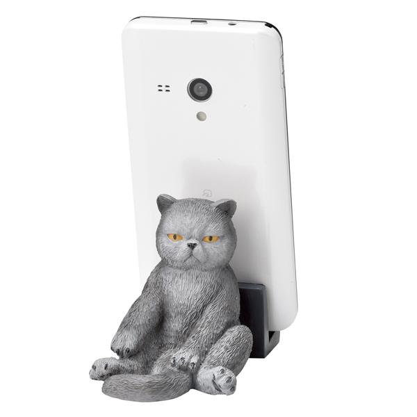 スマホスタンド スマートフォンスタンド スコグレー ミニ スコティッシュフォールド ネコ グレー スマホ 携帯 スマホ置き 携帯スタンド お弁当グッズのカラフルボックス 通販 Yahoo ショッピング