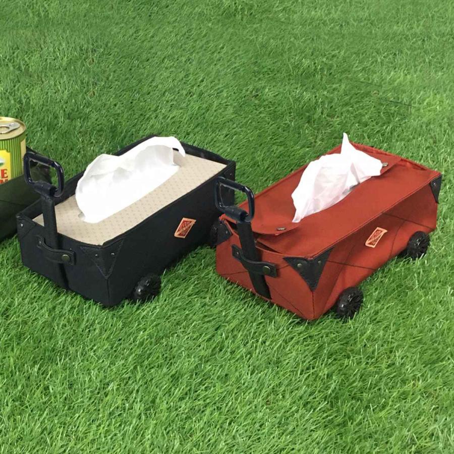 ディッシュ セトクラフト ティッシュケース 2WAY 収納 カート アウトドア