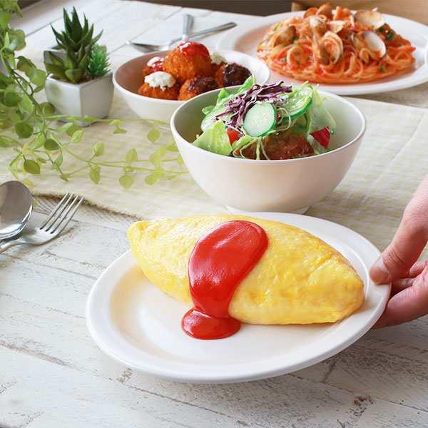 ボウル 15cm プラスチック 軽量 皿 食器 洋食器 （ 中鉢 白い食器