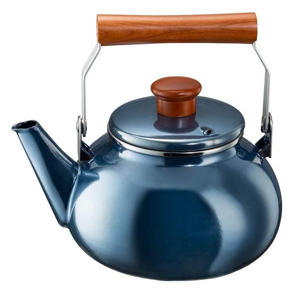 やかん 高木金属工業 ケトル 2.3L IH対応 オニキスブルー ドリップケトル