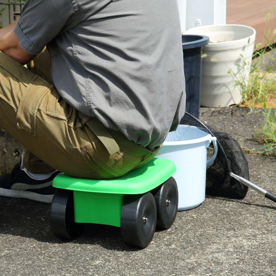 台車 腰掛 腰掛け フィールドカート クローバー （ 作業椅子 カート