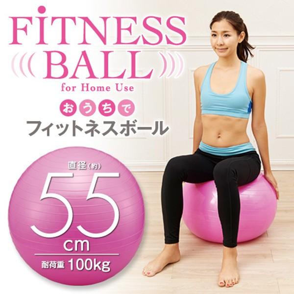 バランスボール 55センチ 4個 空気入れ2個付 楽天市場】バランスボール 空気入れ付き 55cm エクササイズ