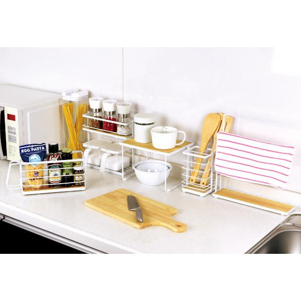 パール金属 調味料ラック ワイヤー製 スパイスラック カフェ風