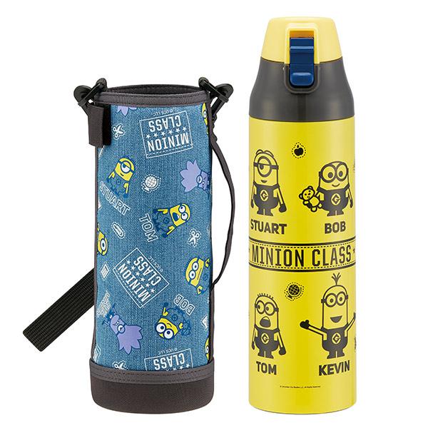 水筒 ステンレス 直飲み ワンタッチ ダイレクトステンボトル ミニオンズ 990ml ステンレスボトル 保冷 ワンプッシュ ミニオン 子供 キッズ おすすめ 3324 お弁当グッズのカラフルボックス 通販 Yahoo ショッピング