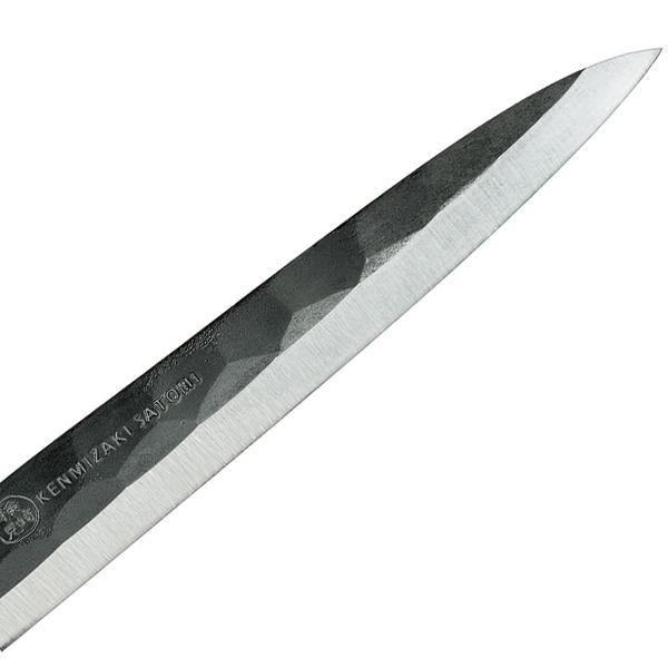 正本　柳刃包丁　未使用 下村工業 柳刃包丁 21cm 検見崎聡美 黒打柳刃210 KZ-108 日本製