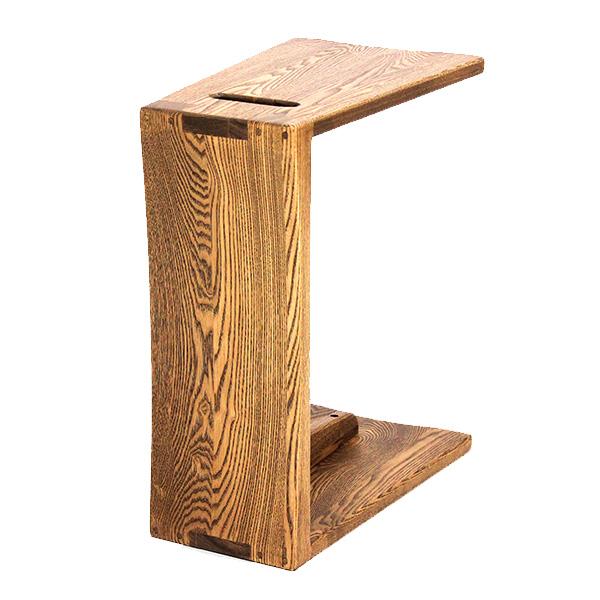 久和屋 スツール 幅48cm 木製 天然木 アームテーブル ひじ掛け